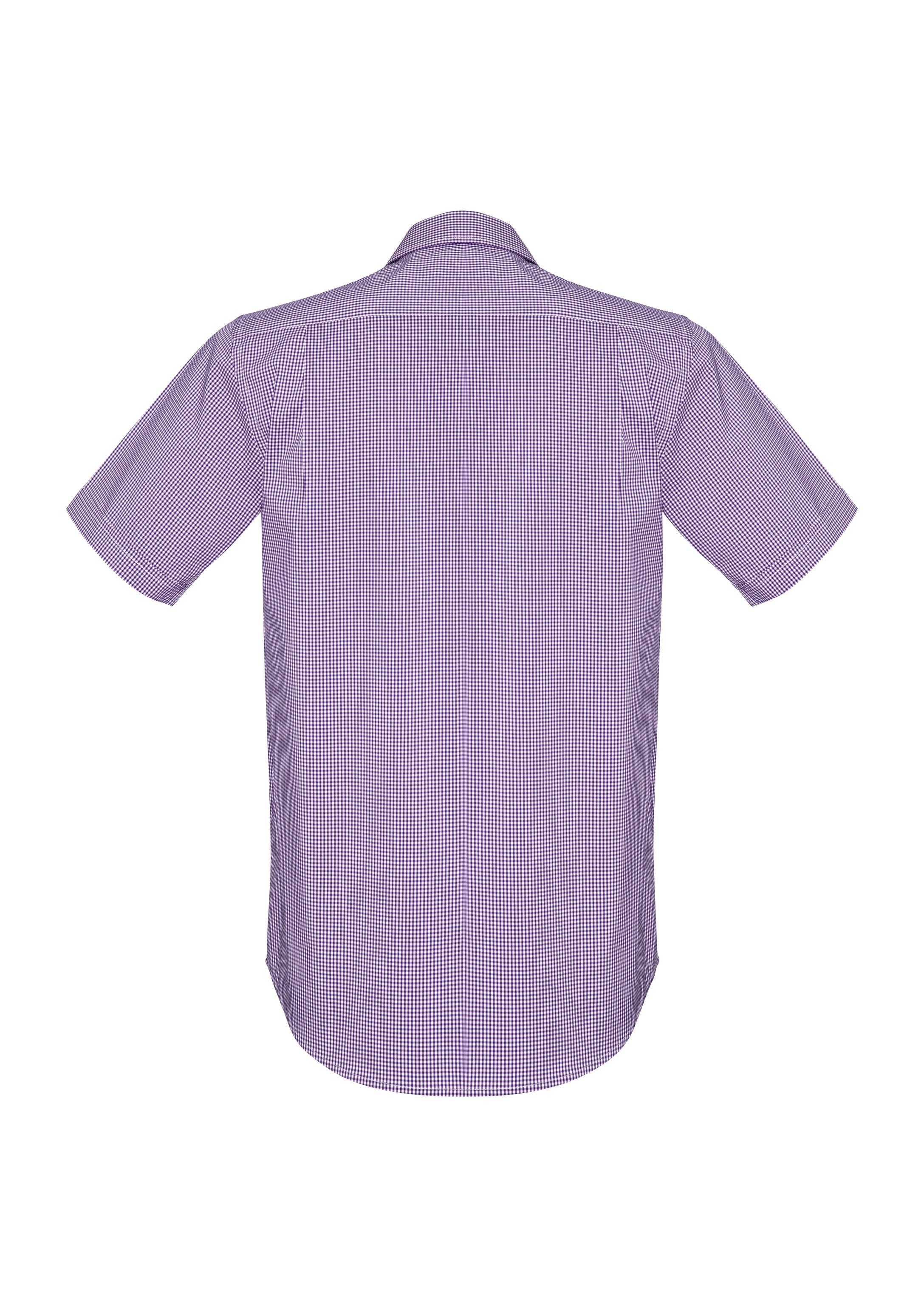 BIZ CORPORATES Mens Newport Short Sleeve Shirt 42522