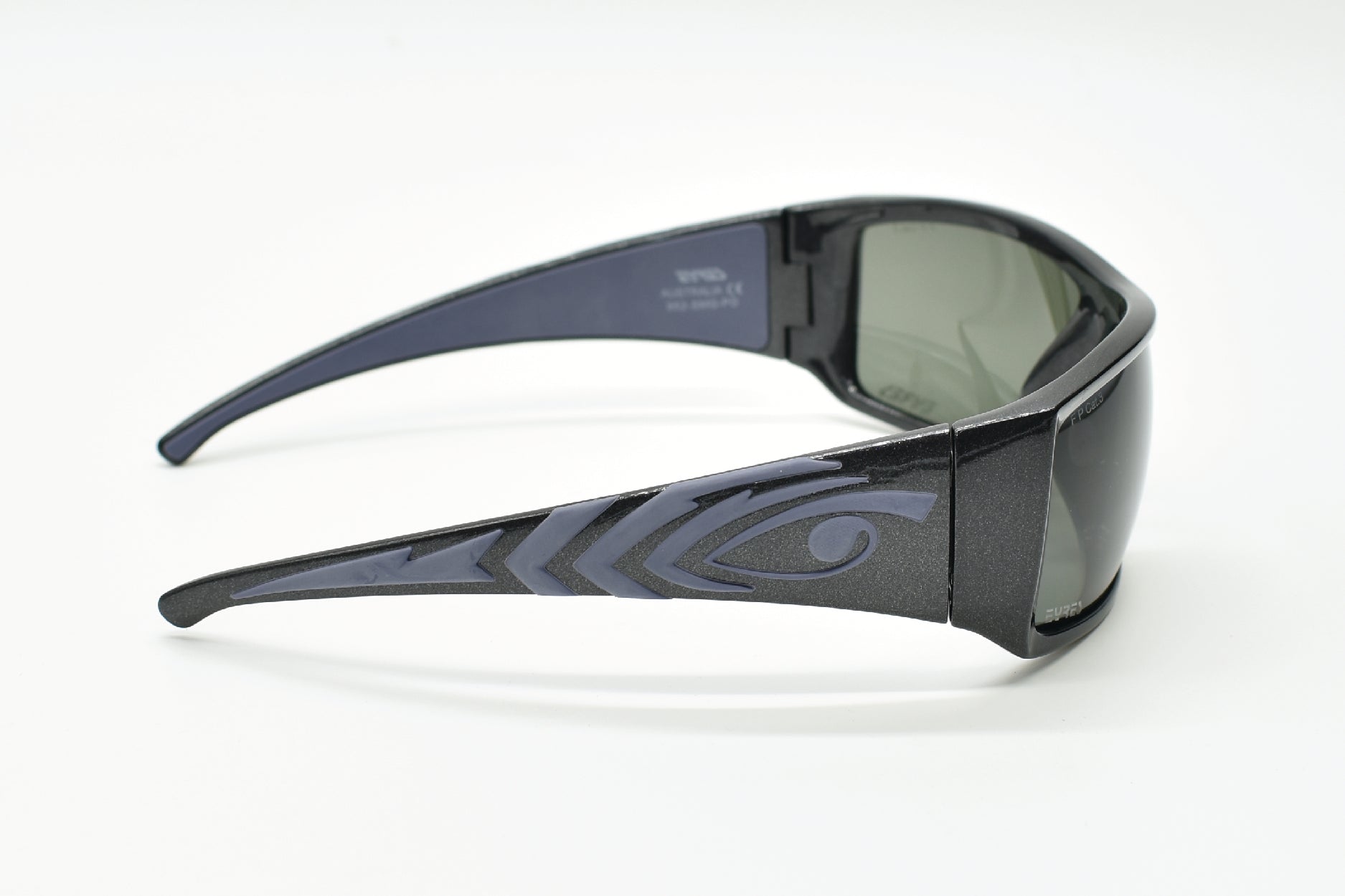 Eyres Allblack Polarised Safety Sunglasses 952-SMG-PG