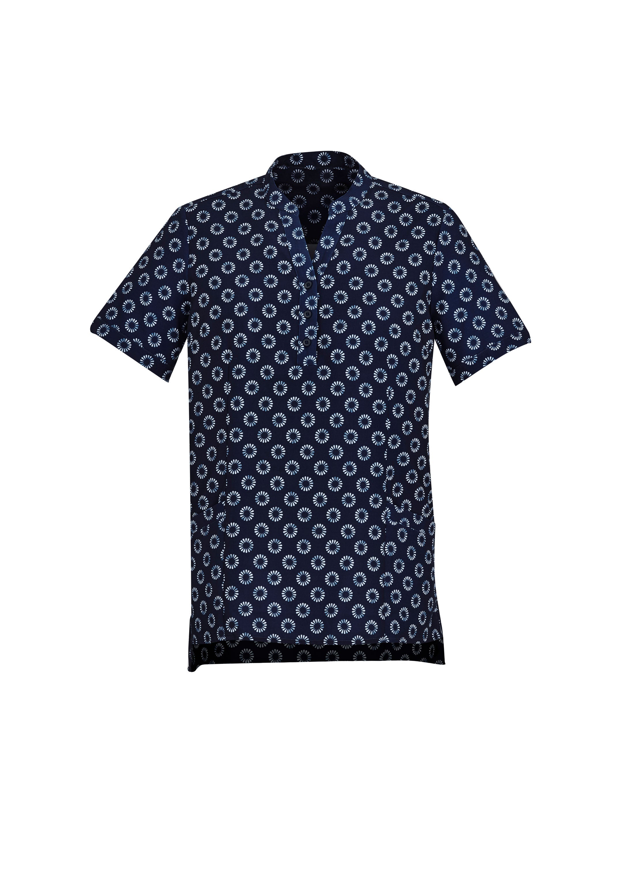 BIZ CARE Womens Florence Daisy Print Tunic CS950LS