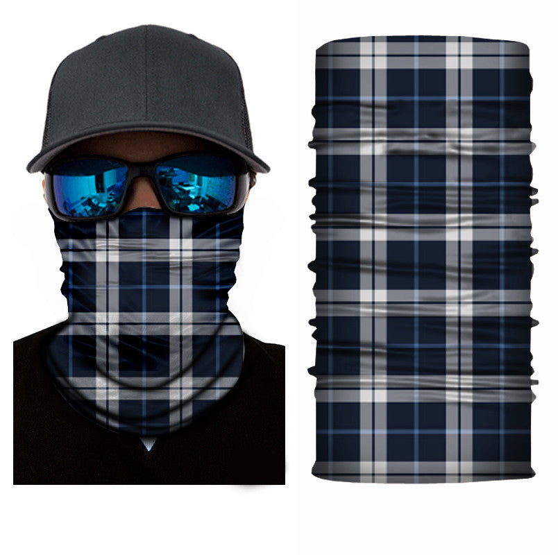 Simba Bandana face mask Neck Lumber Jack Grey/black S470