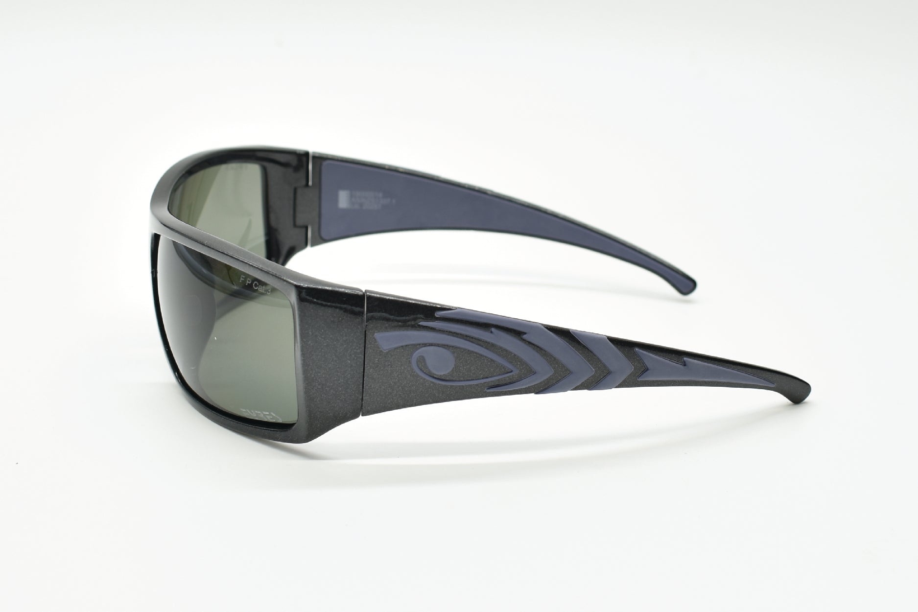 Eyres Allblack Polarised Safety Sunglasses 952-SMG-PG