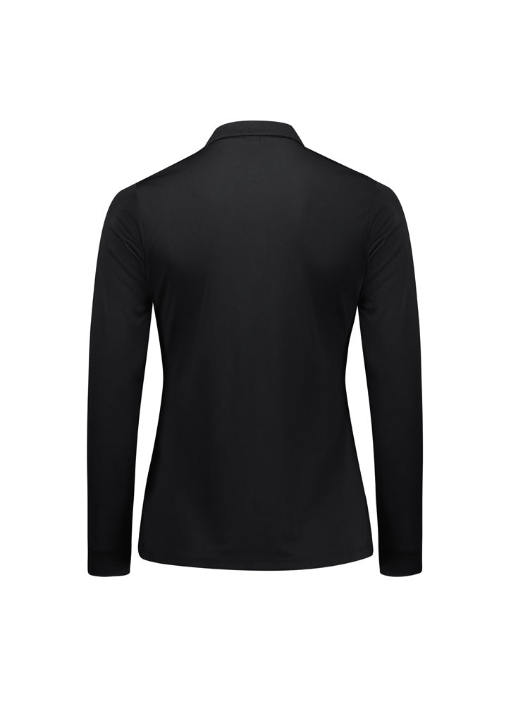 BIZ COLLECTION Womens Action Long Sleeve Polo P206LL