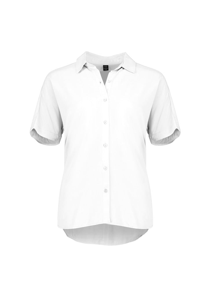 BIZ CORPORATES Womens Dahlia Short Sleeve Blouse RB365L