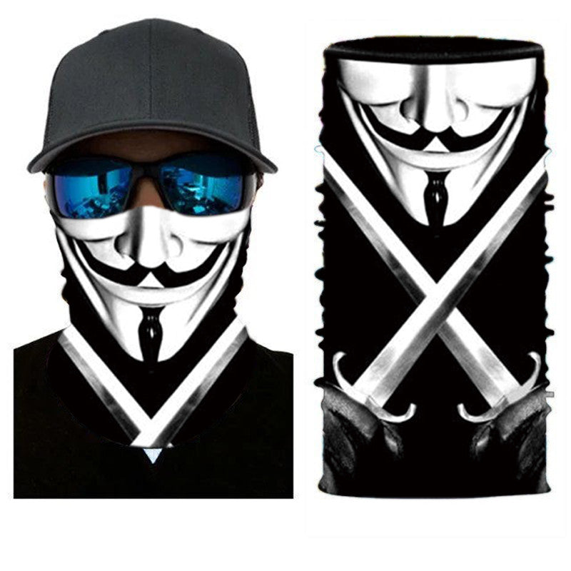 Simba Bandana face mask Neck Gaiter Sword Clown S117