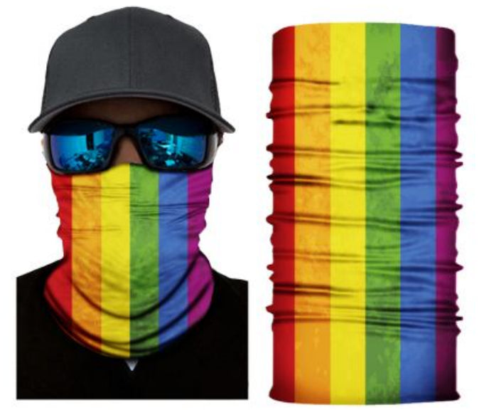 Simba Bandana face mask Neck Gaiter Rainbow S291