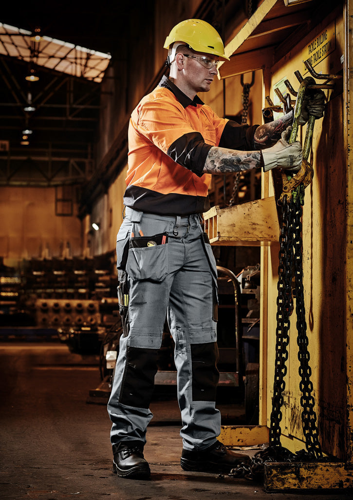 SYZMIK Mens Ultralite Multi-Pocket Pant ZP509